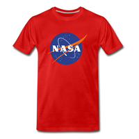 NASA Logo (Men's Premium T-Shirt) - red
