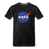 NASA Logo (Men's Premium T-Shirt) - charcoal gray