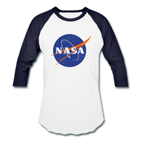 NASA Logo (Baseball T-Shirt) - white/navy