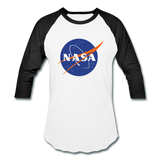 NASA Logo (Baseball T-Shirt) - white/black