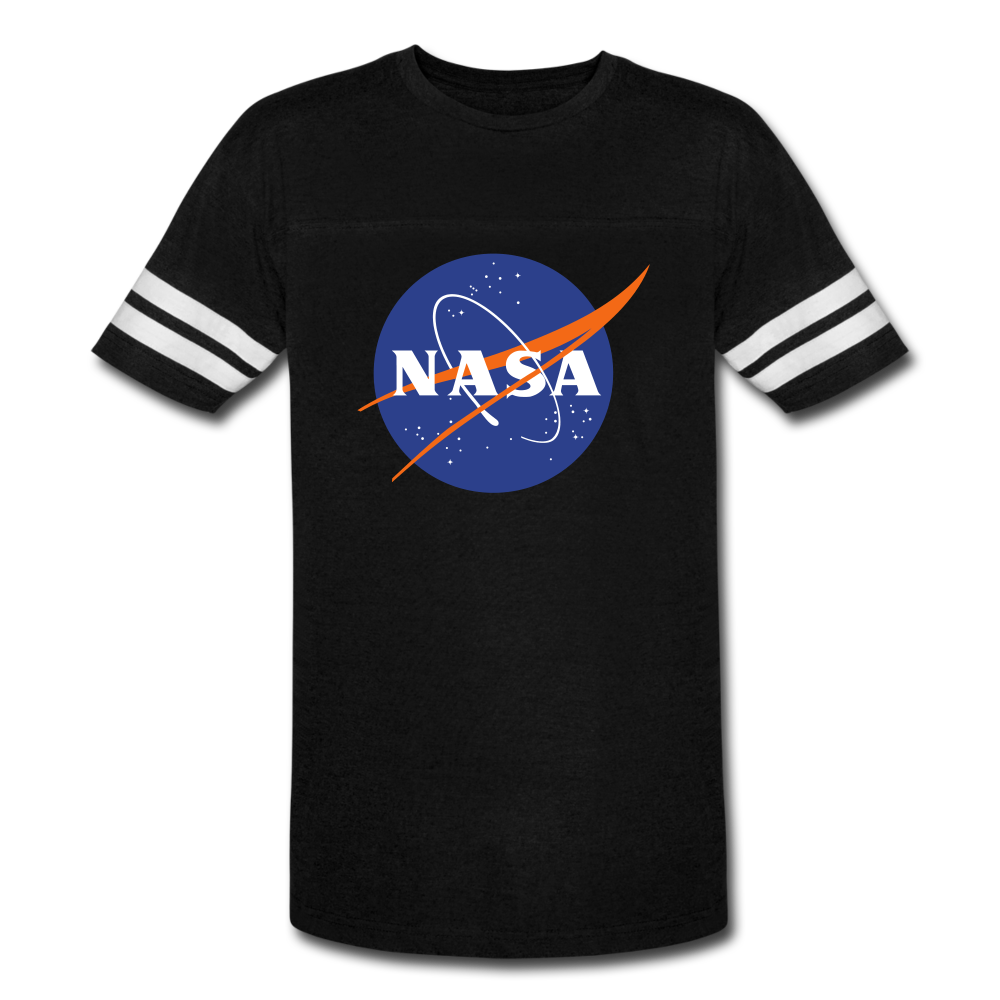 NASA Logo (Men's Vintage Sport T-Shirt) - black/white