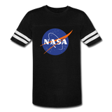 NASA Logo (Men's Vintage Sport T-Shirt) - black/white