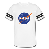 NASA Logo (Men's Vintage Sport T-Shirt) - white/black