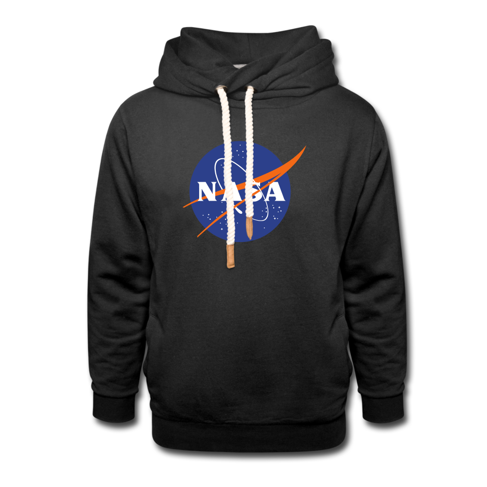 NASA Logo (Shawl Collar Hoodie) - black