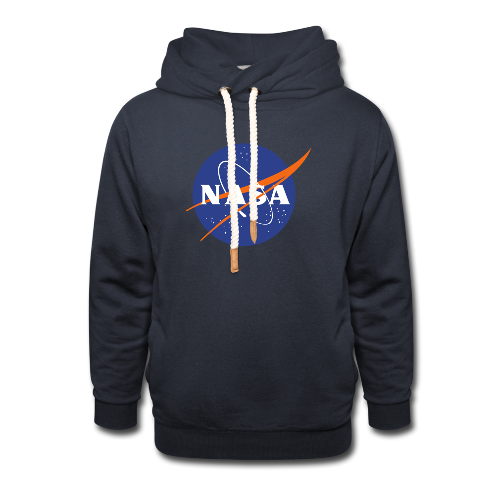 NASA Logo (Shawl Collar Hoodie) - navy