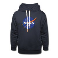 NASA Logo (Shawl Collar Hoodie) - navy
