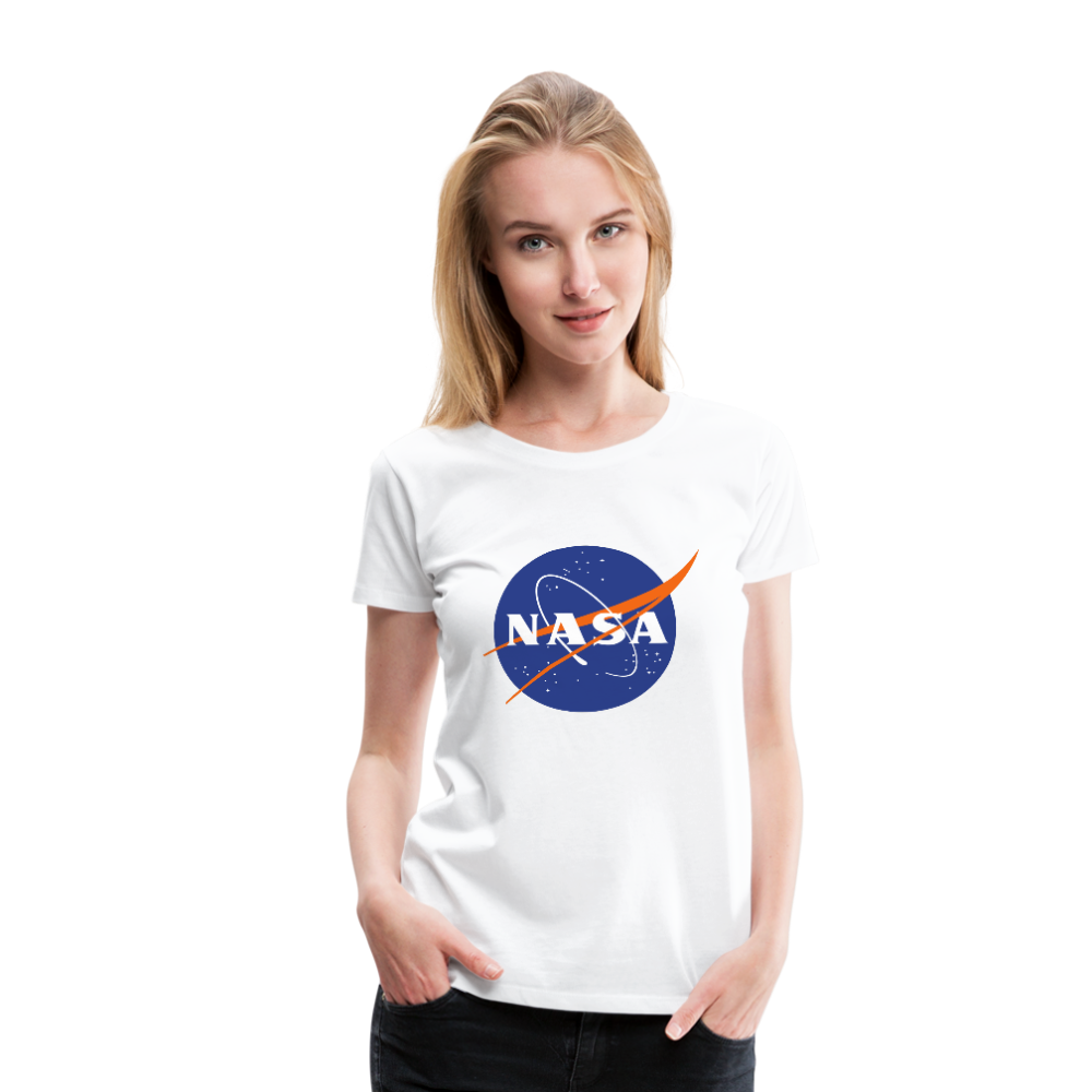 NASA Logo (Women’s Premium T-Shirt) - white