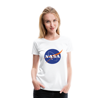 NASA Logo (Women’s Premium T-Shirt) - white
