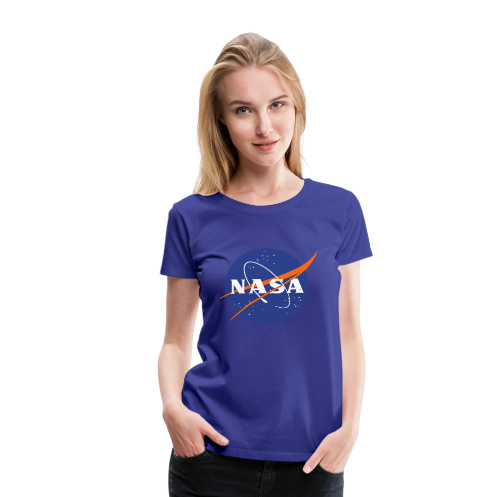 NASA Logo (Women’s Premium T-Shirt) - royal blue