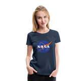 NASA Logo (Women’s Premium T-Shirt) - navy