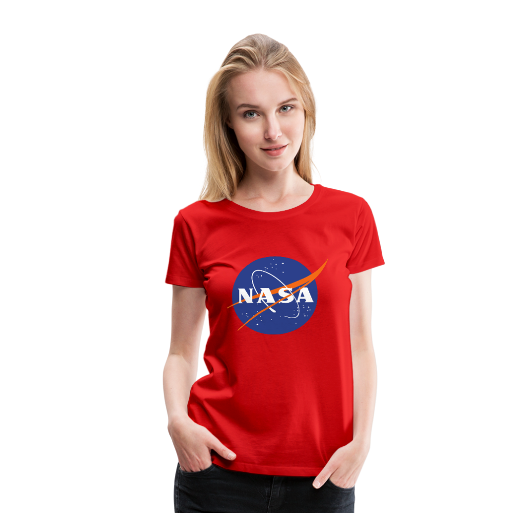 NASA Logo (Women’s Premium T-Shirt) - red