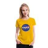 NASA Logo (Women’s Premium T-Shirt) - sun yellow