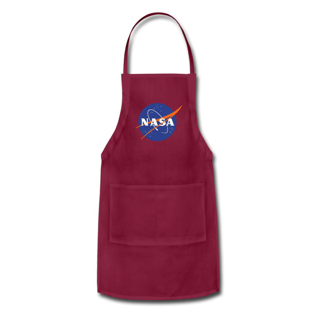NASA Logo (Adjustable Apron) - burgundy