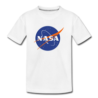 NASA Logo (Kids' Premium T-Shirt) - white