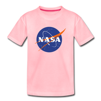 NASA Logo (Kids' Premium T-Shirt) - pink