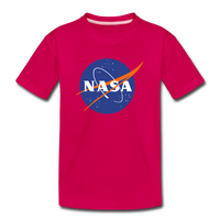 NASA Logo (Kids' Premium T-Shirt) - dark pink