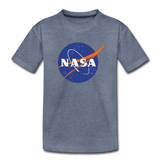 NASA Logo (Kids' Premium T-Shirt) - heather blue