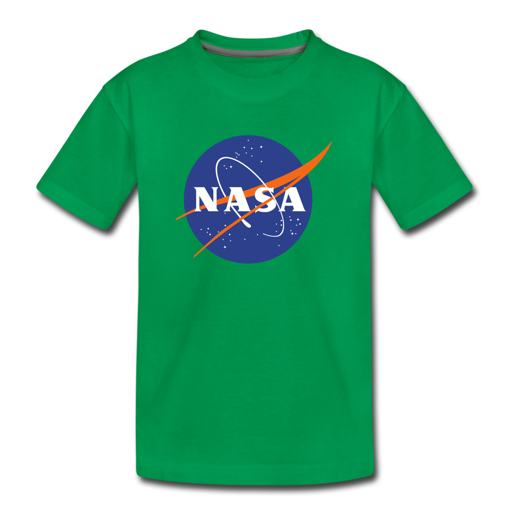 NASA Logo (Kids' Premium T-Shirt) - kelly green