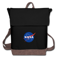 NASA Logo (Canvas Backpack) - black/brown