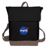NASA Logo (Canvas Backpack) - black/brown