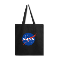 NASA Logo (Tote Bag) - black
