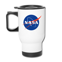 NASA Logo (Travel Mug) - white