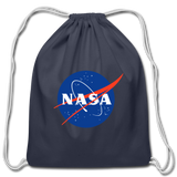 NASA Logo (Cotton Drawstring Bag) - navy