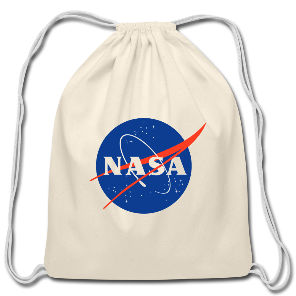 NASA Logo (Cotton Drawstring Bag) - natural