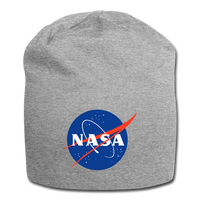 NASA Logo (Jersey Beanie) - heather gray