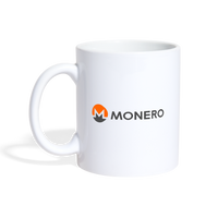 Monero Logo - Full (Coffee/Tea Mug) - white