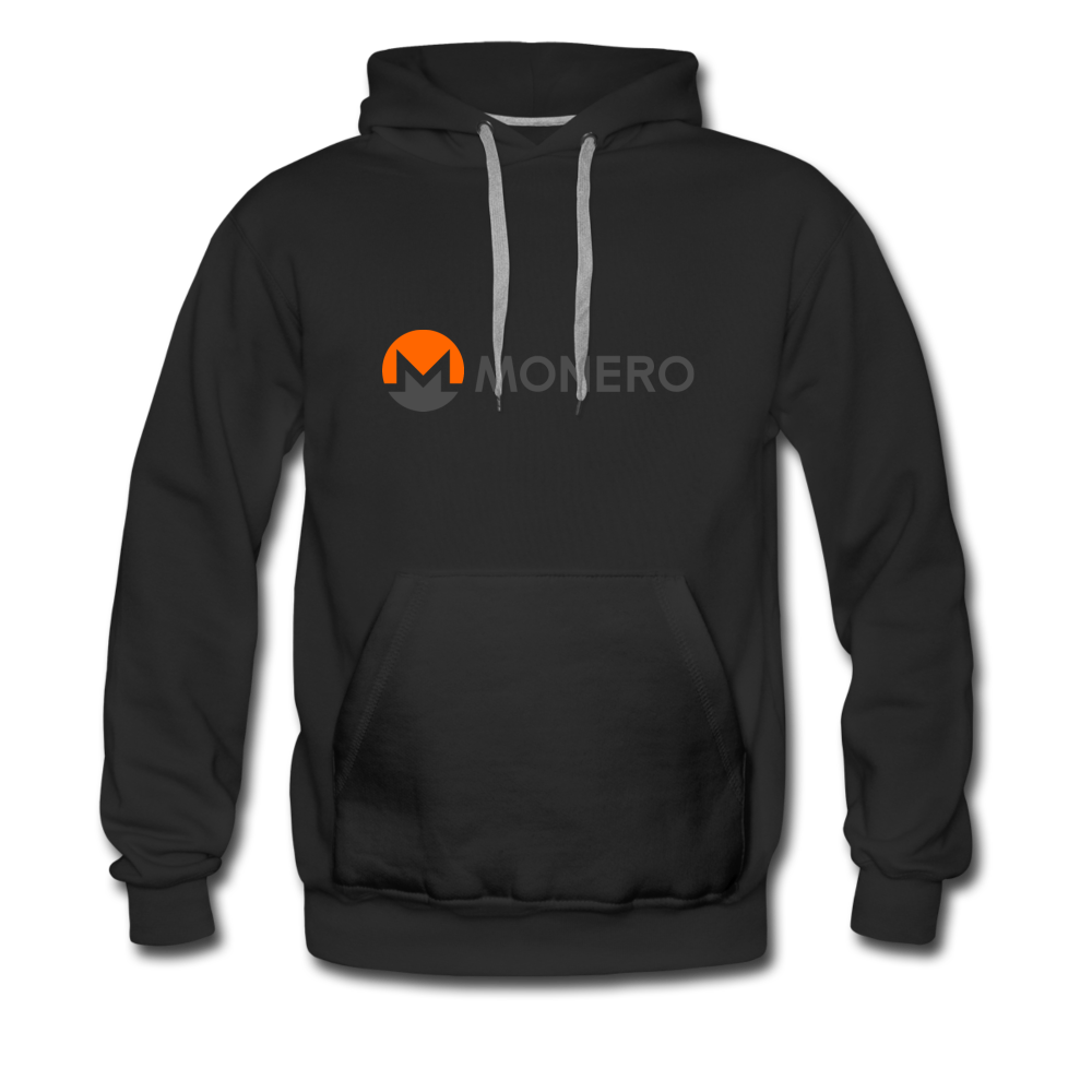 Monero Logo - Full (Men’s Premium Hoodie) - black
