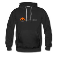 Monero Logo - Full (Men’s Premium Hoodie) - black