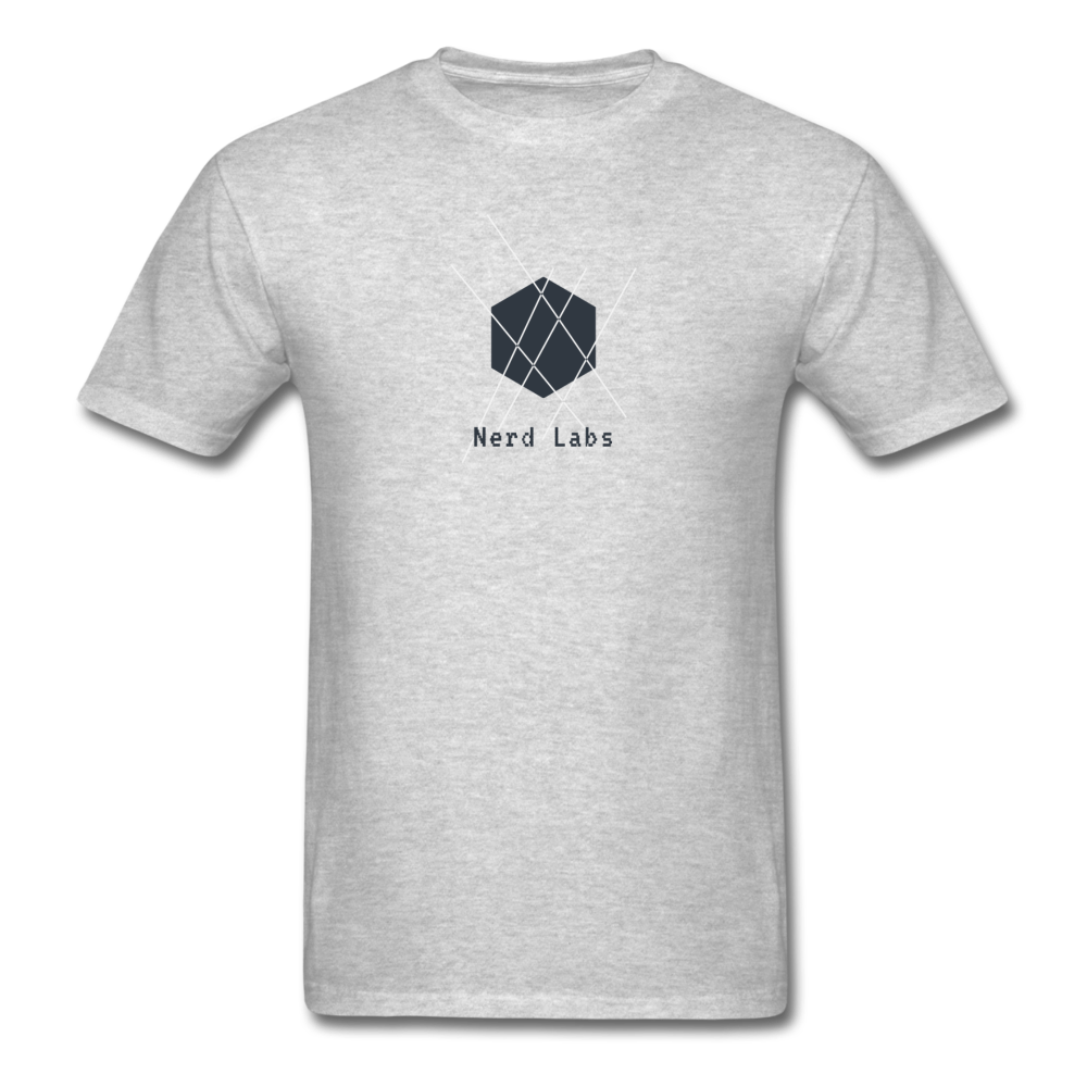 Nerd Labs Original Logo (Men's T-Shirt) - heather gray