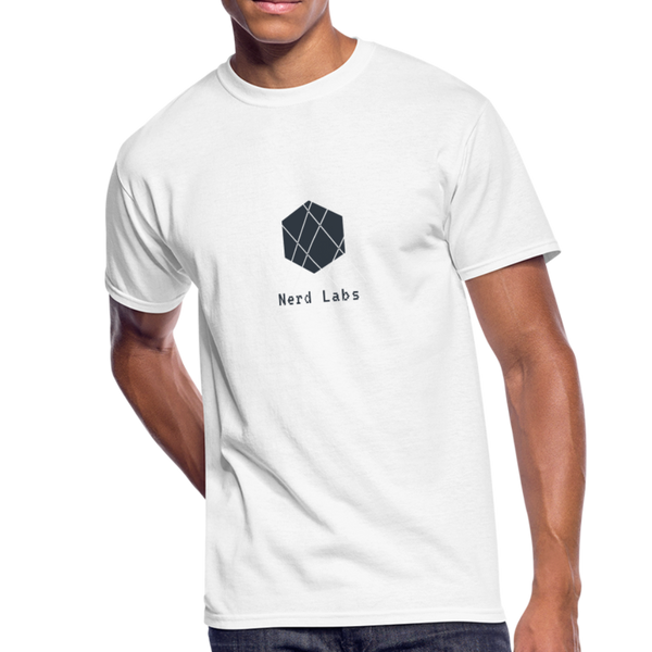 Nerd Labs Original Logo (Men’s 50/50 T-Shirt) - white
