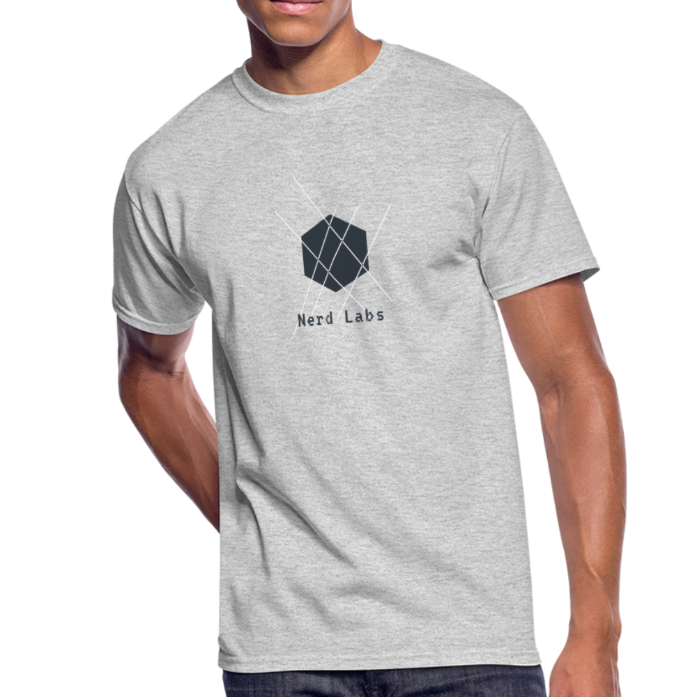Nerd Labs Original Logo (Men’s 50/50 T-Shirt) - heather gray