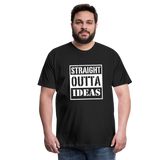 Straight Outta Ideas (Men's Premium T-Shirt) - black