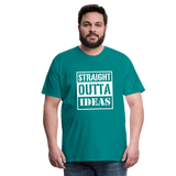 Straight Outta Ideas (Men's Premium T-Shirt) - teal